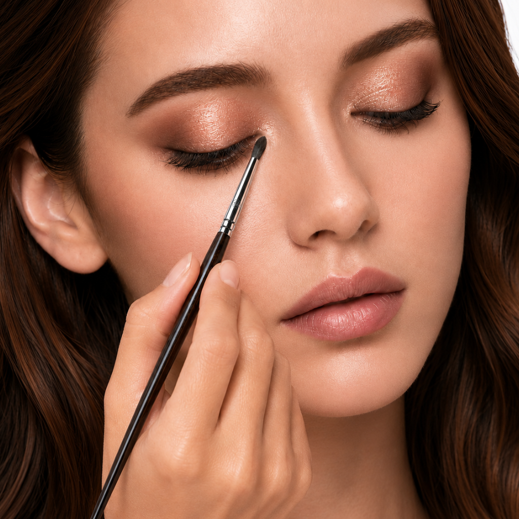 Cọ Nhấn Sáng Khóe Mắt Và Bọng Mắt Đầu Nhọn BH Cosmetics Inner Corner Brush BH303